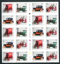 Antique Toys Booklet Pane of 20 United States, 2002